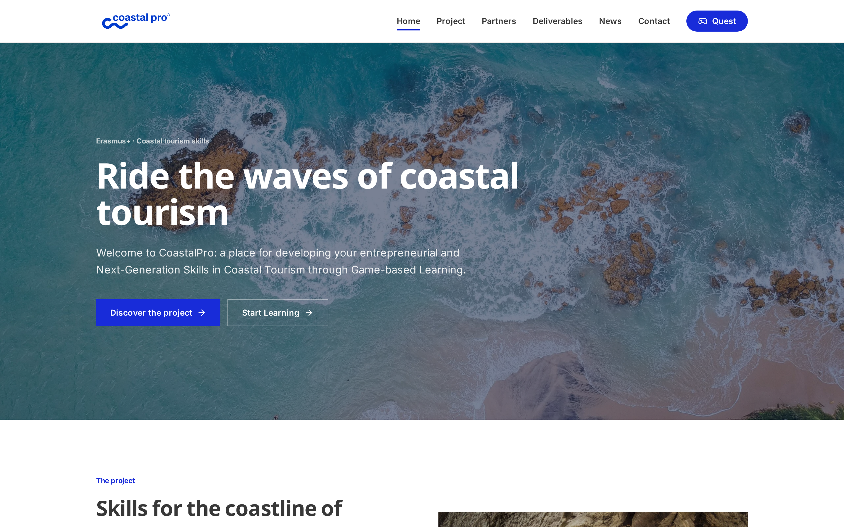 CoastalPro concludes — all public deliverables on the redesigned website