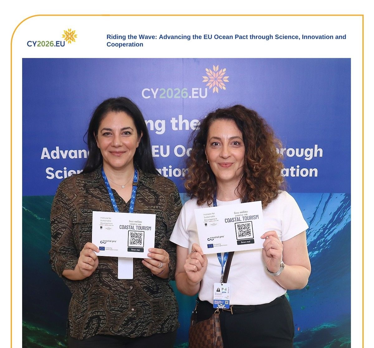 Institute for Sustainable Development – EPLO participates in “Riding the Wave” conference in Cyprus